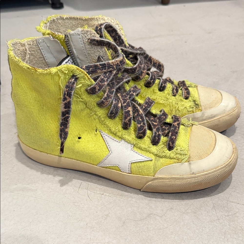 Golden Goose Francy’s dream maker with Leopard Laces 36
